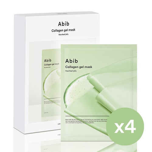 Abib – Masques Gel Hydratants Collagène & Heartleaf